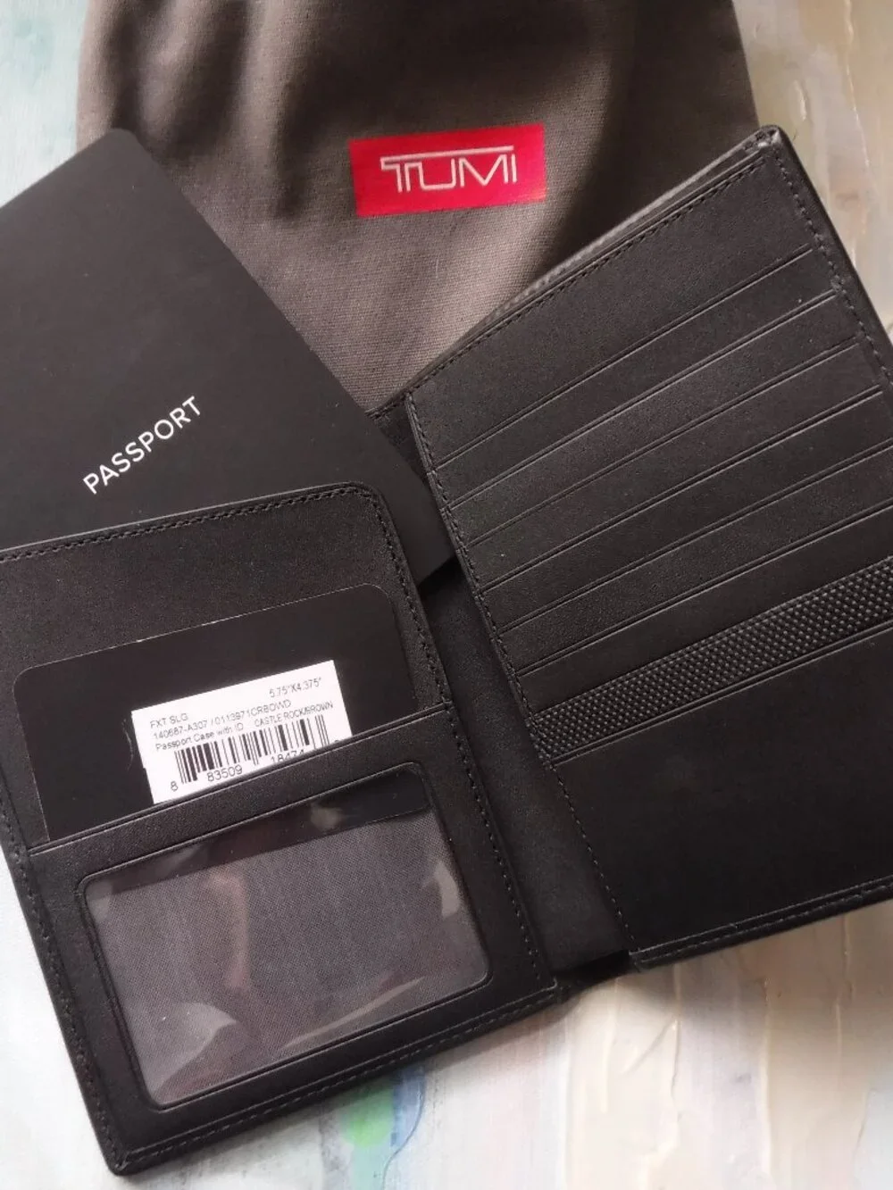 TUMI Passport Case With ID NWT